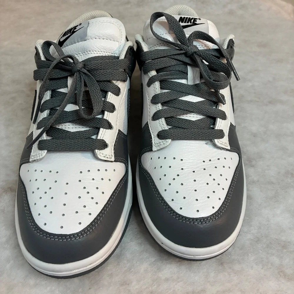 Nike Dunk Low Custom Gray White Sneakers EUC M 6/ W 7.5 Athletic Stylish EUC